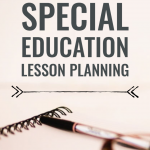 Special Education Lesson Planning