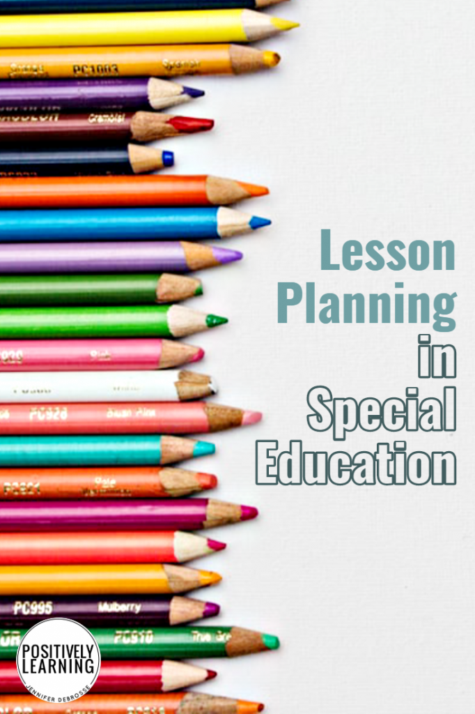 Special Education Lesson Planning