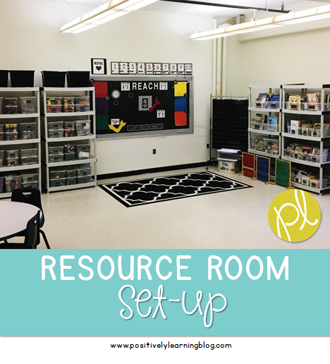 Resource Room Set-Up