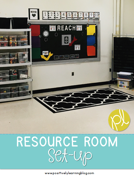 Resource Room Set-Up