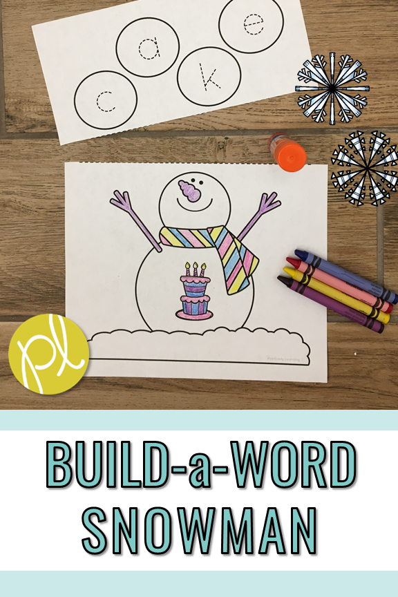 Snowman Phonics Craft