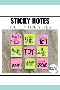 Positive Sticky Notes - Positively Learning