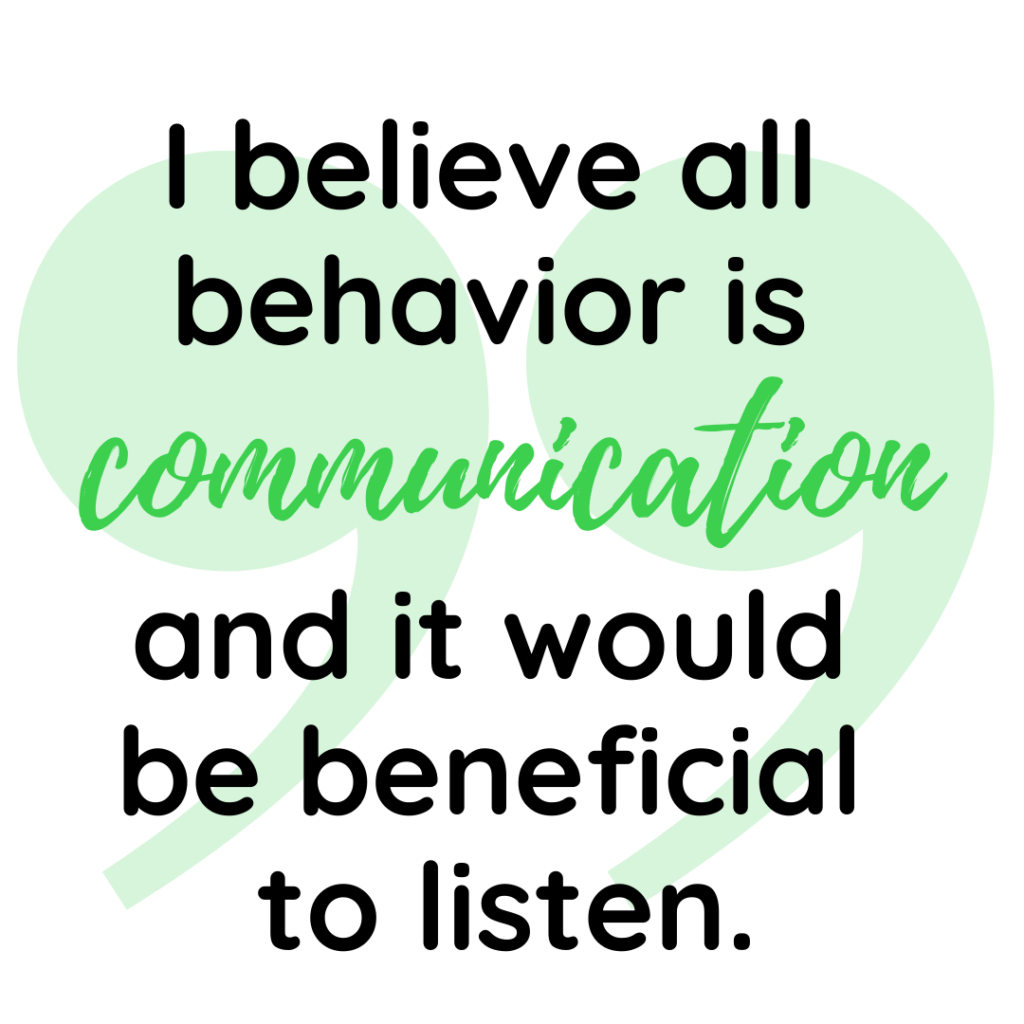 behavior is communicaiton