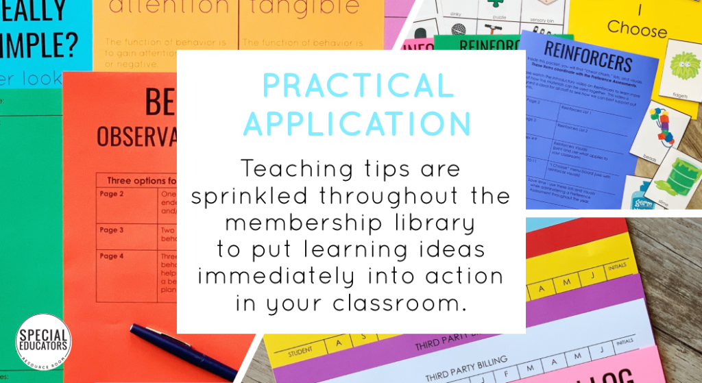 Special Education Professional Development - training and download library for special educators #specialeducation #datacollection #inclusion