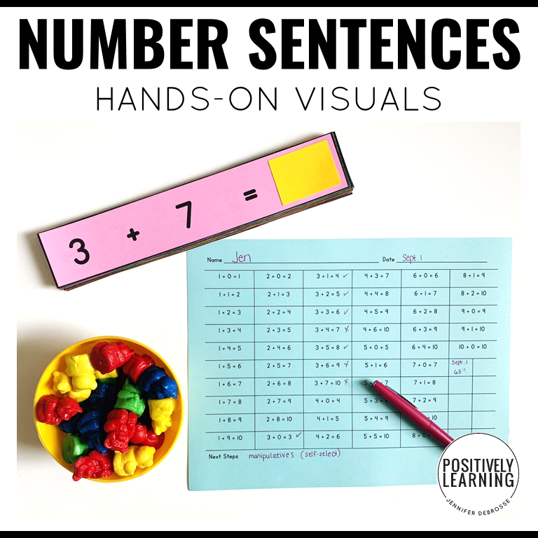 number-sentence-worksheets