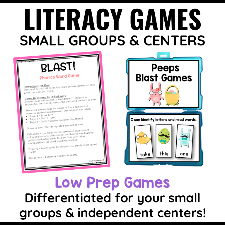 Easter Literacy Games - Image 3