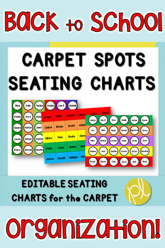 Carpet Seating Charts - Positively Learning