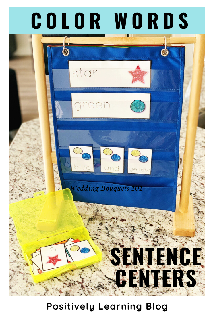 Color Word Sentence Pin 1 (1) Positively Learning