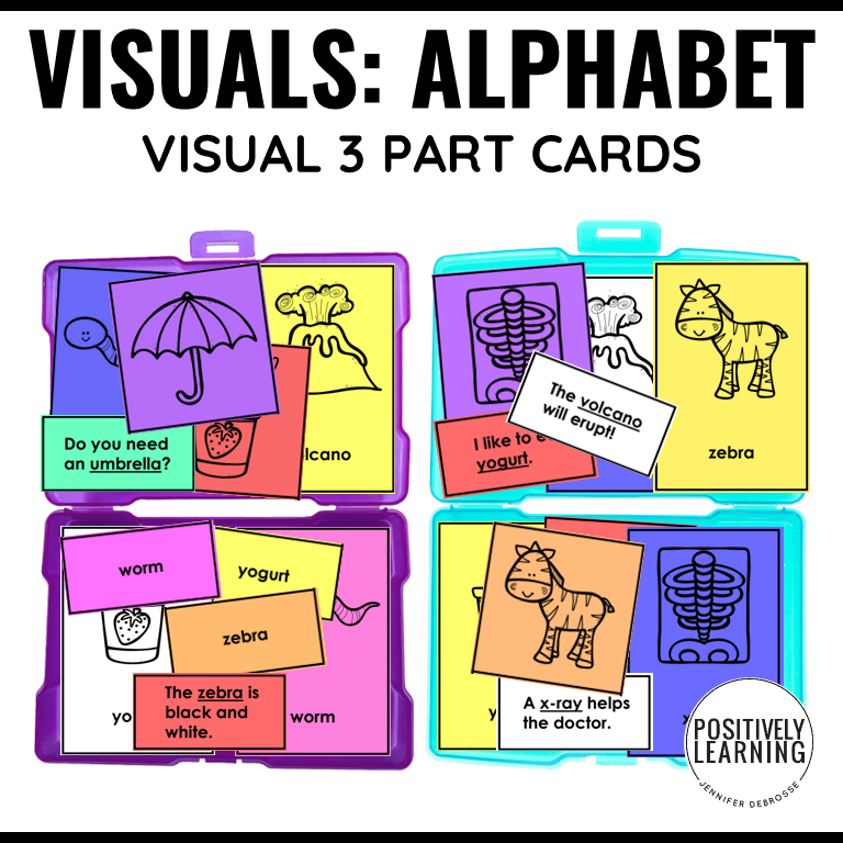 Alphabet Visual Vocabulary Cards