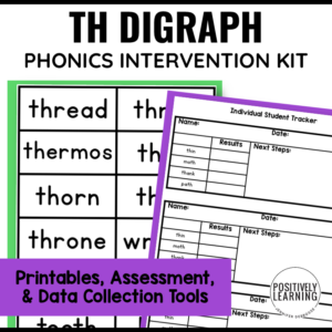 TH Digraph Phonics Activities