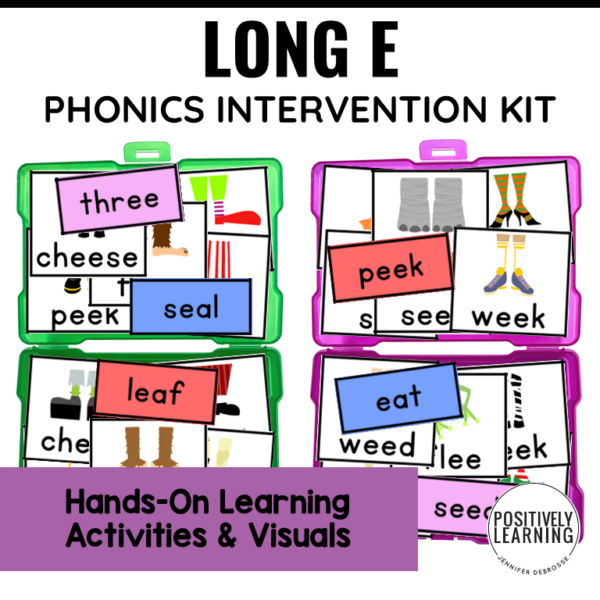 Long E Phonics Activities