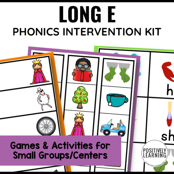 Long E Phonics Activities - Image 2