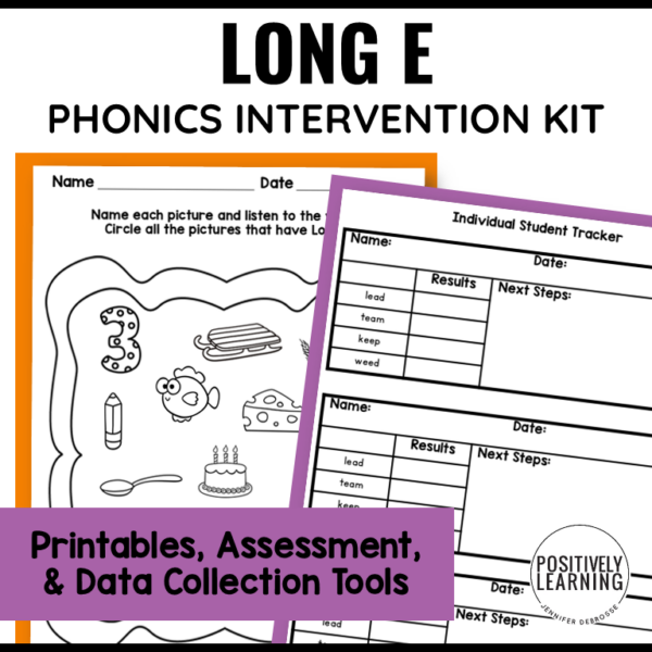 Long E Phonics Activities - Image 3