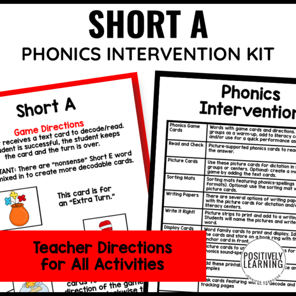 Short A Phonics Activities - Image 2