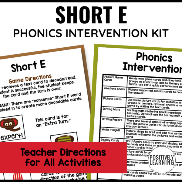 Short E Phonics