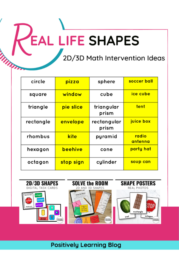 Here's all our favorite ways to practice with 2D and 3D shapes during our geometry math unit. From small groups to centers, plus digital Boom Cards, we've got it covered! 