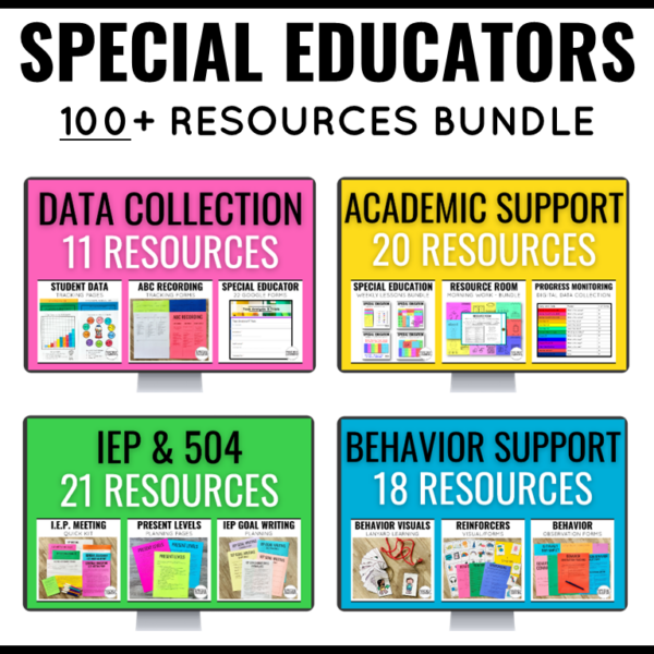 Special Educators Resource Bundle