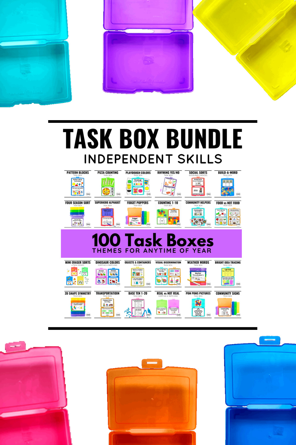Task Boxes for Independent Work Systems - Positively Learning