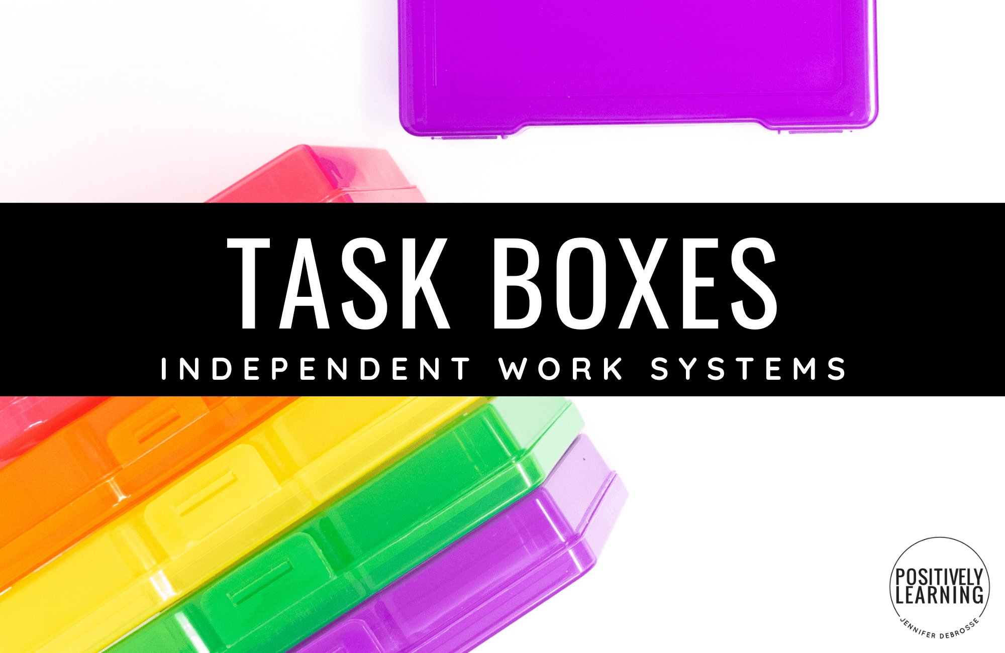 How to use task boxes for independent work in special education ...