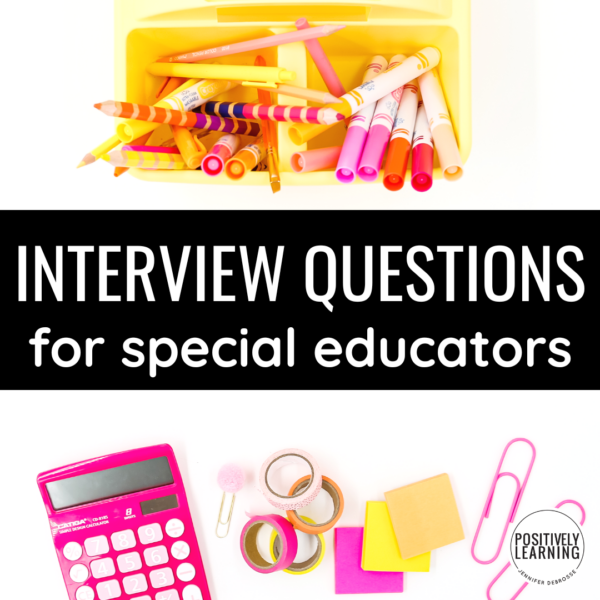 common interview questions special education teachers