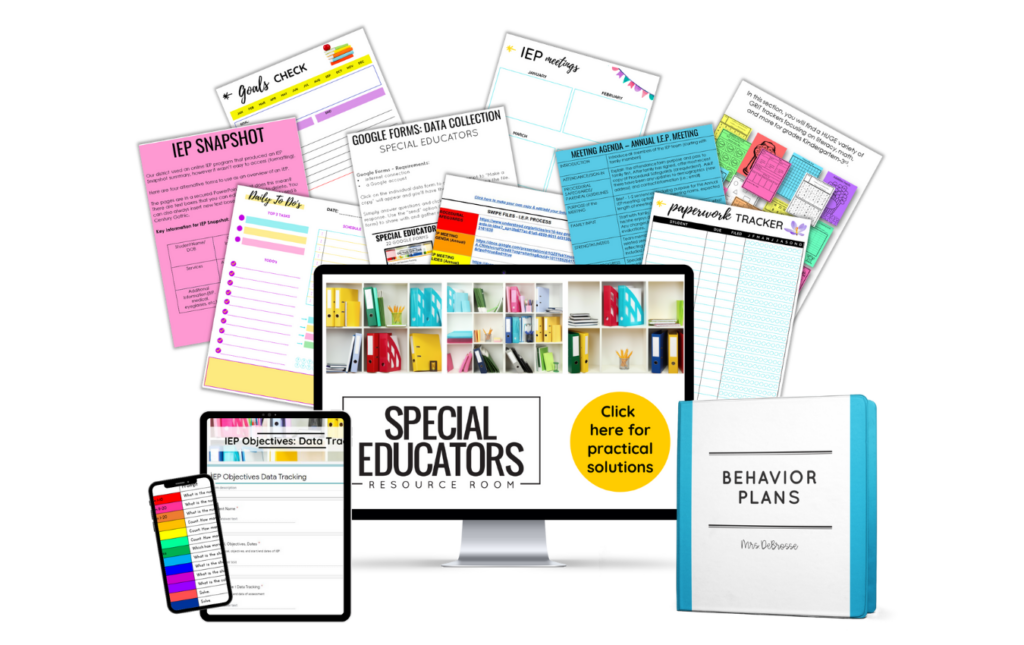 classroom observation form for special education students