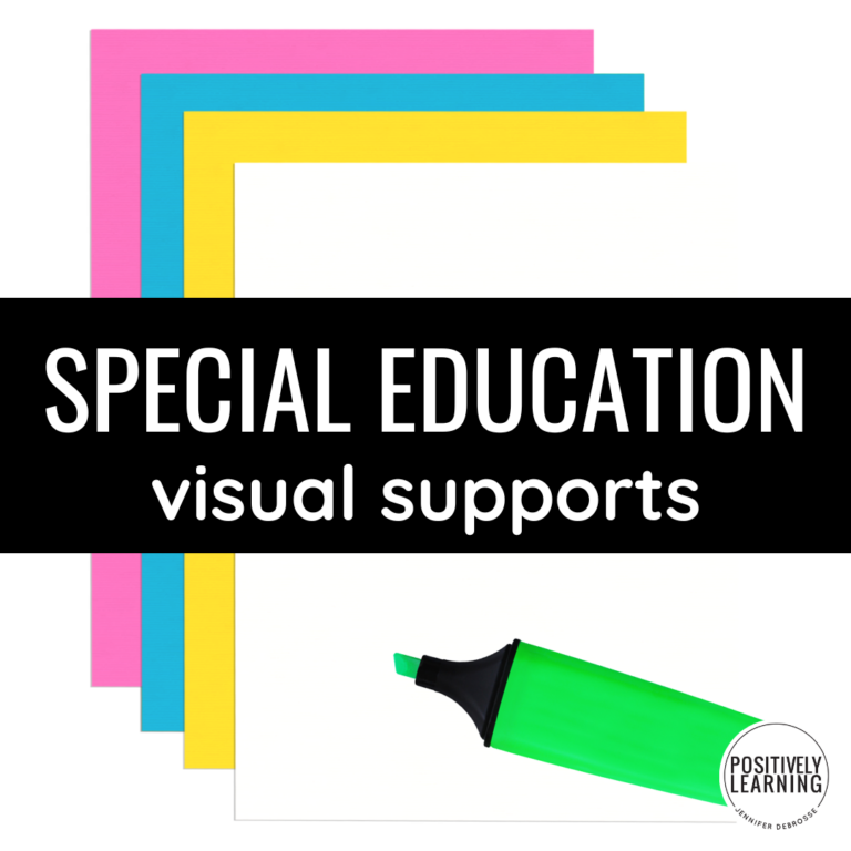 Using visuals in special education positively learning