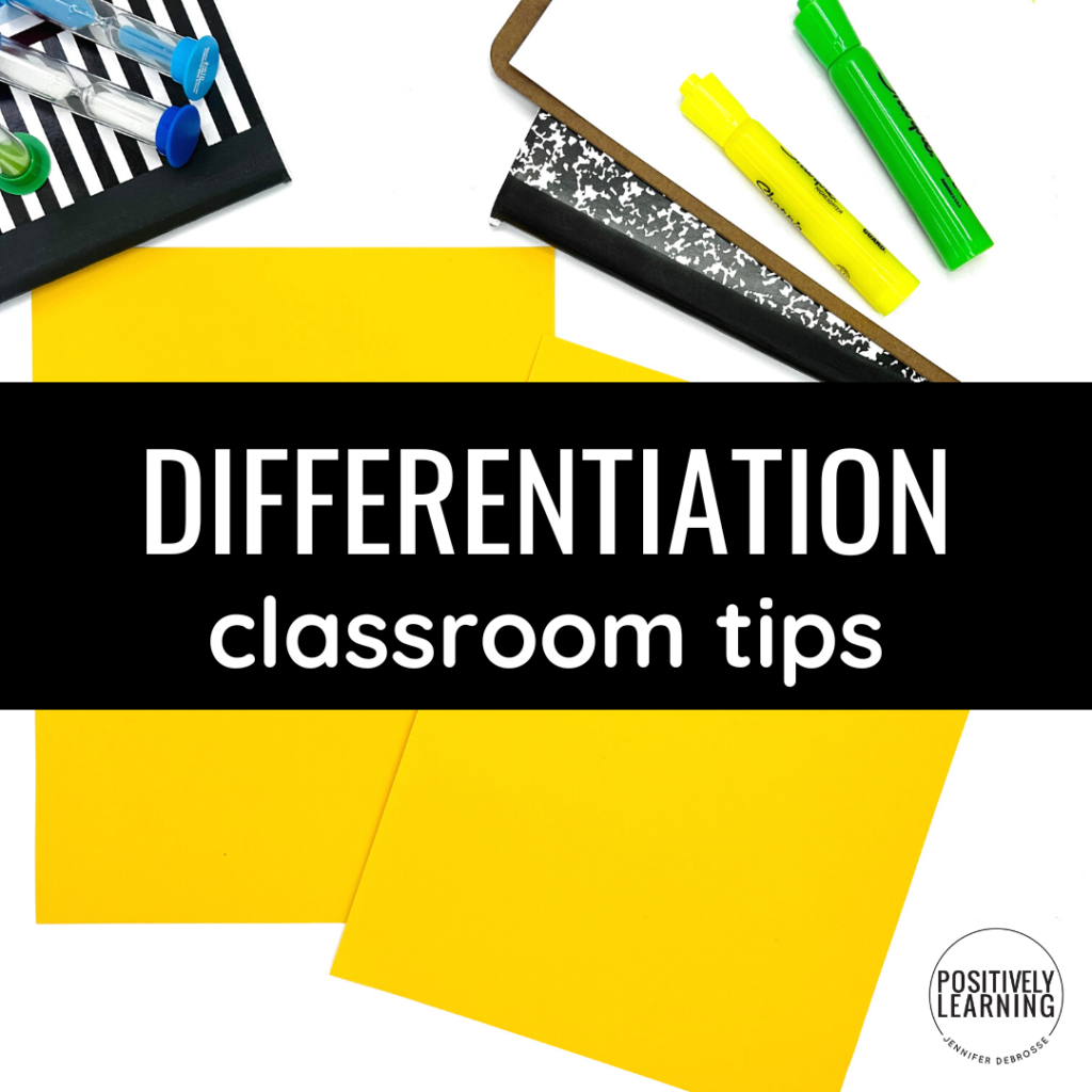 differentiated instruction for special education