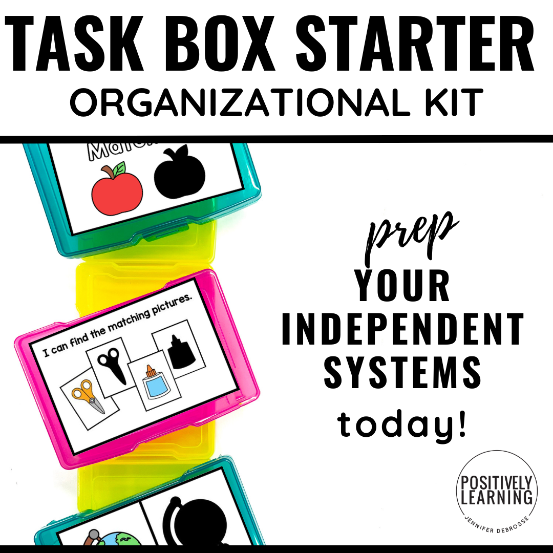 Starting a Task Box System in the Special Education Classroom ...