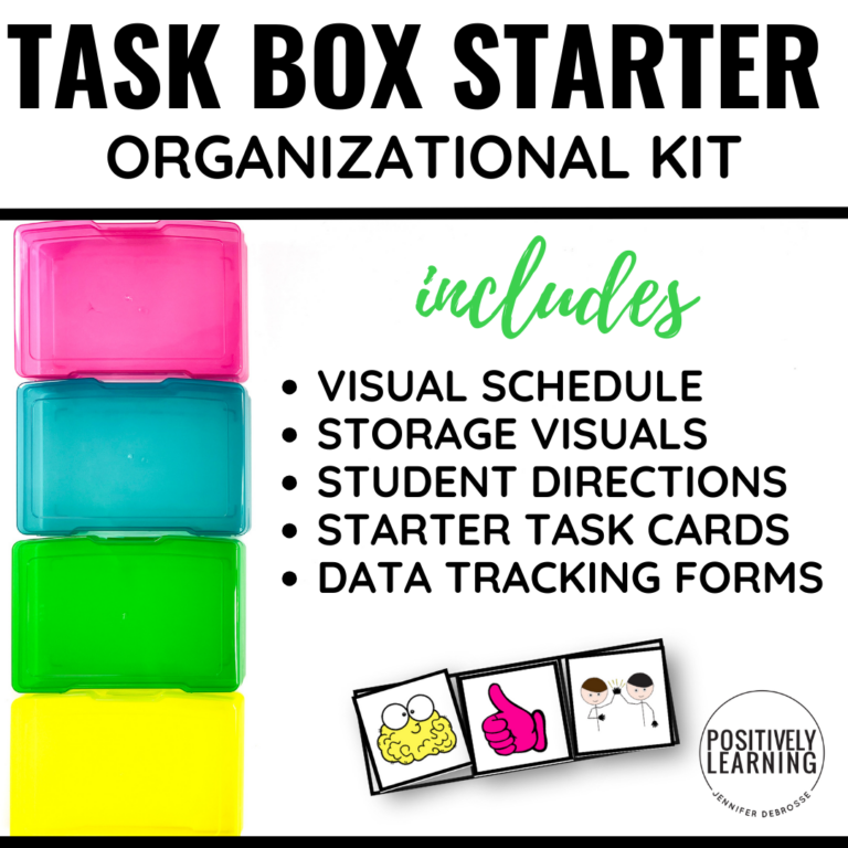 Starting a Task Box System in the Special Education Classroom ...