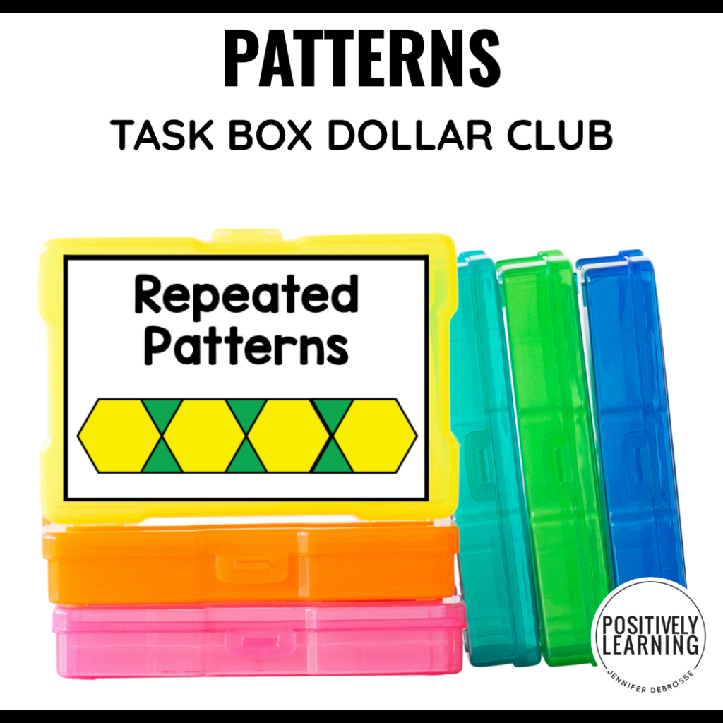 Pattern Block Repeating Patterns Task Box