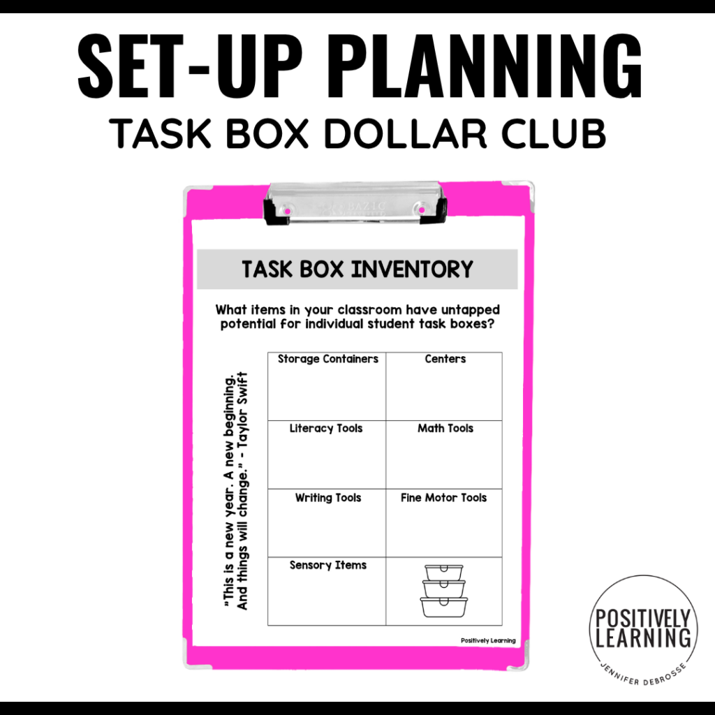 Day Program Inventory Activity Independent Work Library