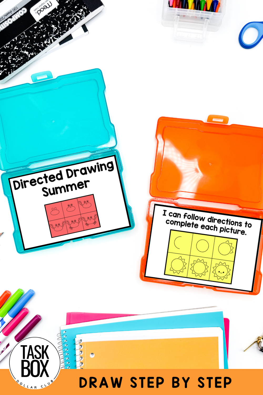 Drawing Task Object Worksheet Summer Directed Drawing Task Box